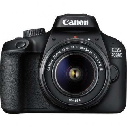 Цифр. фотокамера зеркальная Canon EOS 4000D kit 18-55 DC III Цифр. фотокамера зеркальная Canon EOS 4000D kit 18-55 DC III
